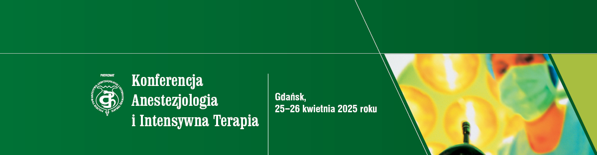 Konferencja Anestezjologia i Intensywna Terapia 2025