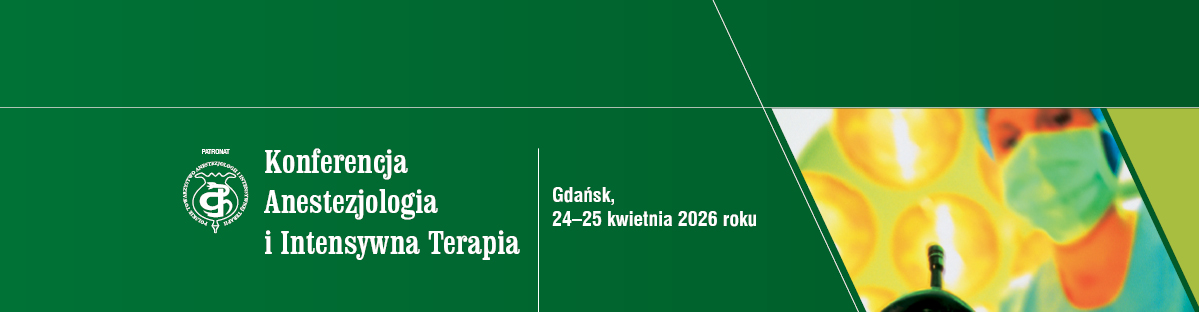 Anestezjologia i Intensywna Terapia 26- 